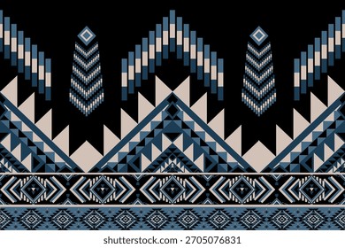 patrón geométrico sin fisuras, diseño tribal étnico Navajo Azteca patrón sin fisuras geomática marina Motivos nativos americanos textiles tradicionales, Diamante