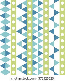 Seamless geometric pattern. Ethnic seamless pattern. Tribal background. Seamless abstract triangle geometrical background. Infinity geometric pattern. Vector illustration.