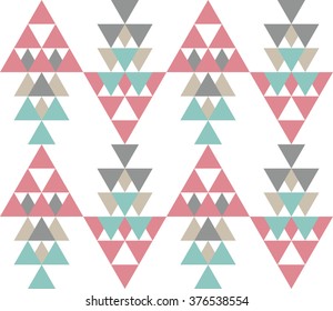 Seamless geometric pattern. Ethnic seamless pattern. Tribal background. Seamless abstract triangle geometrical background. Infinity geometric pattern. Vector illustration.