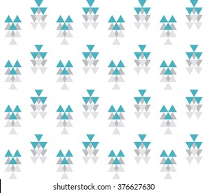 Seamless geometric pattern. Ethnic seamless pattern. Tribal background. Seamless abstract triangle geometrical background. Infinity geometric pattern. Vector illustration.