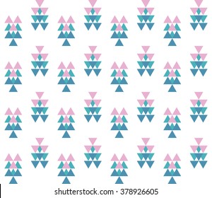 Seamless geometric pattern. Ethnic seamless pattern. Tribal background. Seamless abstract triangle geometrical background. Infinity geometric pattern. Vector illustration.