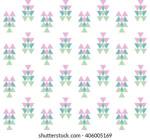 Seamless geometric pattern. Ethnic seamless pattern. Tribal background. Seamless abstract triangle geometrical background. Infinity geometric pattern. Vector illustration.