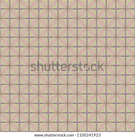 seamless geometric pattern in a fabric printing style called excentrics invented in the 19th century