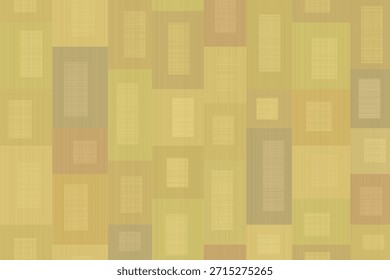 Nahtloses geometrisches Muster in verblassten Farben. Quadratische Textur mit weichen Linien. Endloses flaches Vektordesign.