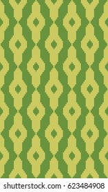 Seamless geometric pattern with faint stripes. The style like Jasper or Ikat. Fashion background for printing on fabric, Wallpaper,  bedding, decor, upholstery, curtains. Fashionable ethnic ornament