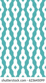 Seamless geometric pattern with faint stripes. The style like Jaspe or Ikat. Fashion background for printing on fabric, Wallpaper,  bedding, decor, upholstery, curtains. Fashionable ethnic ornament