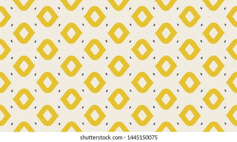 Seamless geometric pattern.  Geometric fashion fabric print.  Color mosaic shapes background.  Seamless vector pattern. 