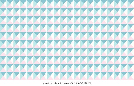 Seamless geometric pattern featuring clean shapes and mosaic texture. Ideal for abstract backgrounds, trendy poster artwork, or modern textile designs.