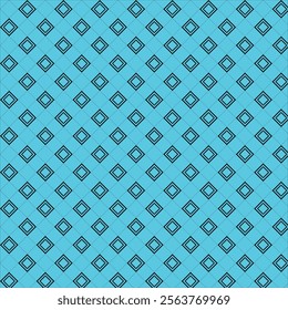 A seamless geometric pattern featuring diamond shapes, arranged diagonally in a grid formation. Ideal for minimalist and decorative designs, wallpaper, or background textures