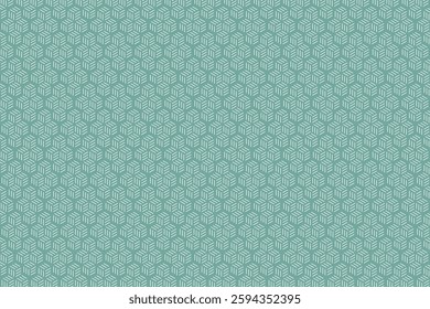 A seamless geometric pattern featuring hexagonal shapes composed of dashed lines. The modern and minimalistic design creates a structured, elegant texture suitable for various applications.