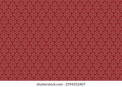 A seamless geometric pattern featuring hexagonal shapes composed of dashed lines. The modern and minimalistic design creates a structured, elegant texture suitable for various applications.