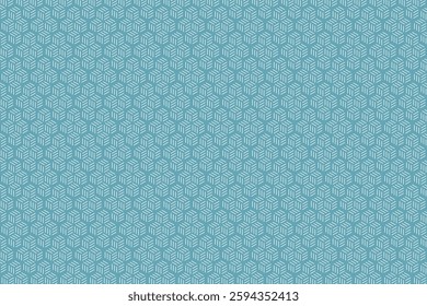 A seamless geometric pattern featuring hexagonal shapes composed of dashed lines. The modern and minimalistic design creates a structured, elegant texture suitable for various applications.