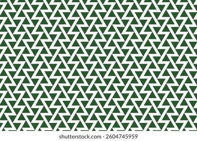 A seamless geometric pattern featuring interlocking triangles with sharp angles and zigzagging lines. The design creates a dynamic, energetic visual effect suitable for various uses.