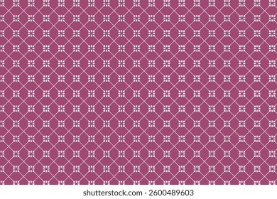 A seamless geometric pattern featuring intricate diamond-shaped grids with ornamental details, creating a stylish and elegant design. Ideal for textiles, wallpapers, branding, and digital backgrounds.