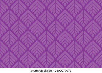 A seamless geometric pattern featuring a modern leaf-inspired design with symmetrical shapes. Perfect for wallpapers, textiles, packaging, branding, digital backgrounds, and decor.