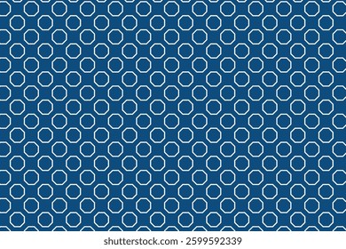 A seamless geometric pattern featuring octagons in a structured, repetitive layout. Perfect for wallpapers, textiles, branding, packaging, and modern digital or print backgrounds.