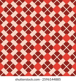 A seamless geometric pattern featuring traditional design elements. Perfect for wallpapers, textile prints, packaging, and backgrounds
