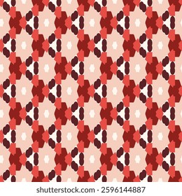 A seamless geometric pattern featuring traditional design elements. Perfect for wallpapers, textile prints, packaging, and backgrounds
