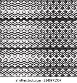 Seamless geometric pattern with few variation swatches