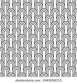 Seamless geometric pattern .Figures in lines