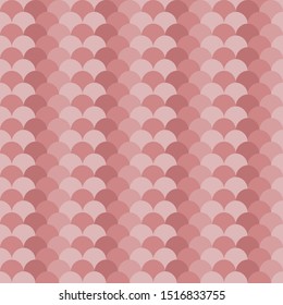 Seamless geometric pattern with fish scales. Textile printing, fabric, package, cover, greeting cards.