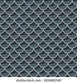 ilustración vectorial de escalas de peces con patrón geométrico transparente