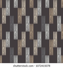 Seamless geometric pattern. Floor with wooden texture. Scribble texture. Textile rapport.
