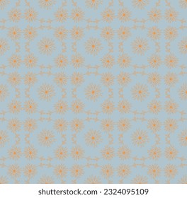seamless, geometric pattern, floral motif
