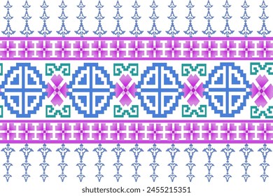 Seamless geometric pattern, floral shapes, modern illustration, vector,