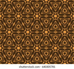 Seamless geometric pattern with floral style ornament on color background. For greeting cards, invitations, cover book, fabric, scrapbooks.