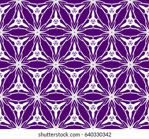 Seamless geometric pattern with floral style ornament on color background. For greeting cards, invitations, cover book, fabric, scrapbooks.