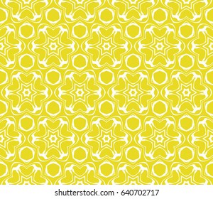 Seamless geometric pattern with floral style ornament on color background. For greeting cards, invitations, cover book, fabric, scrapbooks.