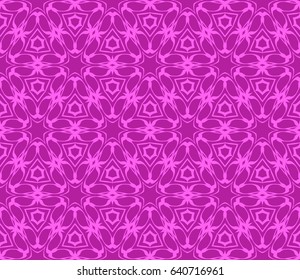Seamless geometric pattern with floral style ornament on color background. For greeting cards, invitations, cover book, fabric, scrapbooks.