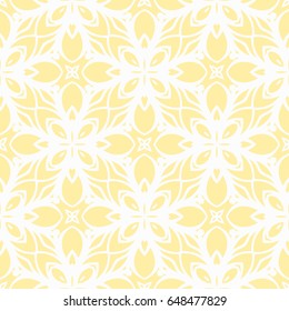 Seamless geometric pattern with floral style ornament on color background. For greeting cards, invitations, cover book, fabric, scrapbooks.