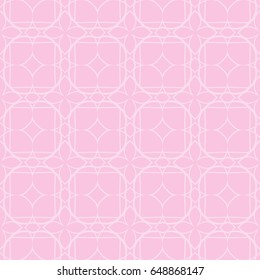 Seamless geometric pattern with floral style ornament on color background. For greeting cards, invitations, cover book, fabric, scrapbooks.