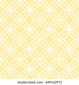 Seamless geometric pattern with floral style ornament on color background. For greeting cards, invitations, cover book, fabric, scrapbooks.