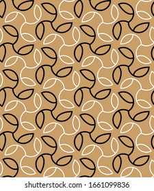 Patrón geométrico sin incandescencias con flores. Arte vectorial.