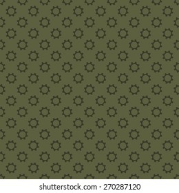 Seamless geometric pattern with gears