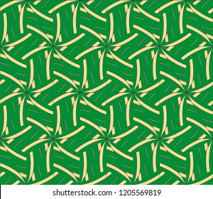 Seamless geometric pattern. With gold color line ornament.