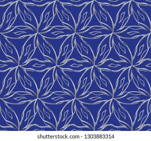 Seamless geometric pattern. With gold color line ornament. creative design for different backgrounds. Seamless horizontal borders with repeating line texture. Luxury vector pattern.