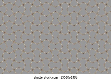 Seamless geometric pattern. With gold color line ornament. creative design for different backgrounds. Seamless horizontal borders with repeating line texture. 