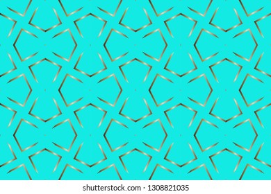 Seamless geometric pattern. With gold color line ornament. creative design for different backgrounds. Seamless horizontal borders with repeating line texture. 