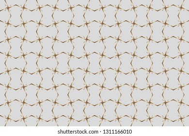 Seamless geometric pattern. With gold color line ornament. creative design for different backgrounds. Seamless horizontal borders with repeating line texture. Luxury  vector pattern.
