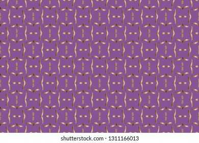 Seamless geometric pattern. With gold color line ornament. creative design for different backgrounds. Seamless horizontal borders with repeating line texture. Luxury  vector pattern.