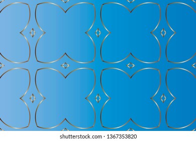 Seamless geometric pattern. With gold color line ornament. creative design for different backgrounds. Seamless horizontal borders with repeating line texture. 