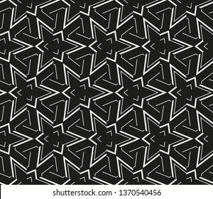 Seamless geometric pattern. With gold color line ornament. Creative design for different backgrounds. Seamless horizontal borders with repeating line texture
