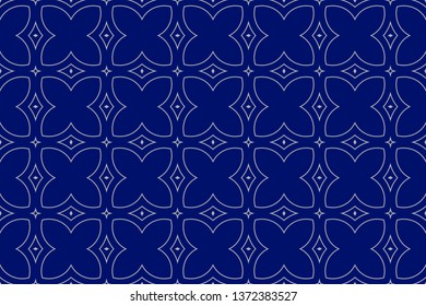 Seamless geometric pattern. With gold color line ornament. Creative design for different backgrounds. Seamless horizontal borders with repeating line texture.