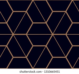Seamless geometric pattern. Gold linear pattern. Wallpapers for your design.