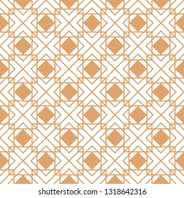 Seamless geometric pattern. Gold linear pattern. Wallpapers for your design.