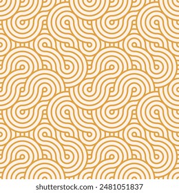 Seamless Geometric pattern. Gold seamless pattren designs isolated on yellow color, suitable for Backgrounds, Interiors, Textiles, Tiles, Wallpapers, Printing, Textures, Fabrics, Cover, etc. EPS 10